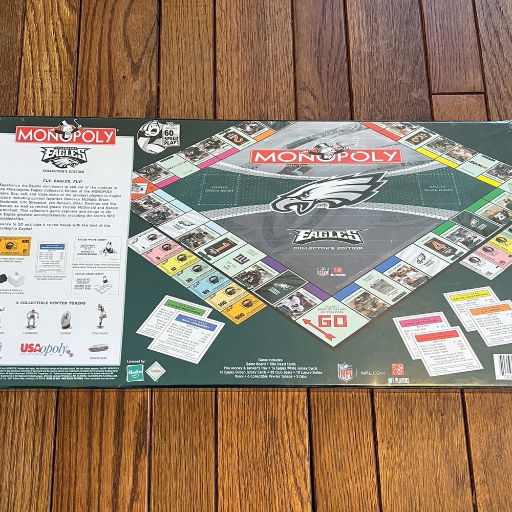 Eagles NFL Monopoly Collectors Edition. Never opened